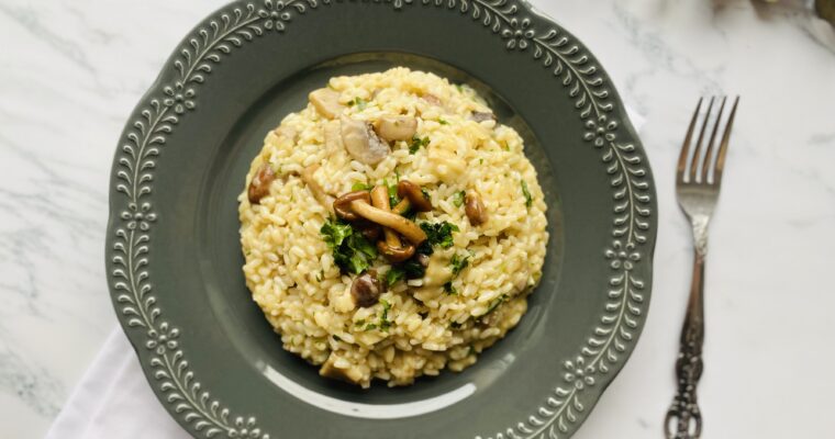 Risotto cu ciuperci mixte