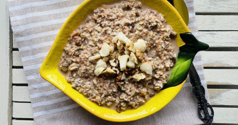 Carrot Cake Overnight Oats 1